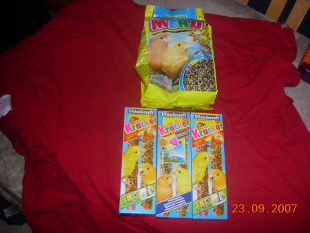 nourriture pour canari